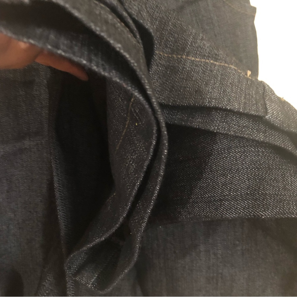 BOOM BOOM Jeans Womens Juniors 7 Low Rise Jeans Dark Wash Buttons NWOT - Picture 9 of 14